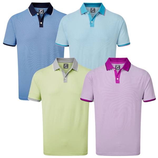 FootJoy Mini Stripe Golf Polo Shirt